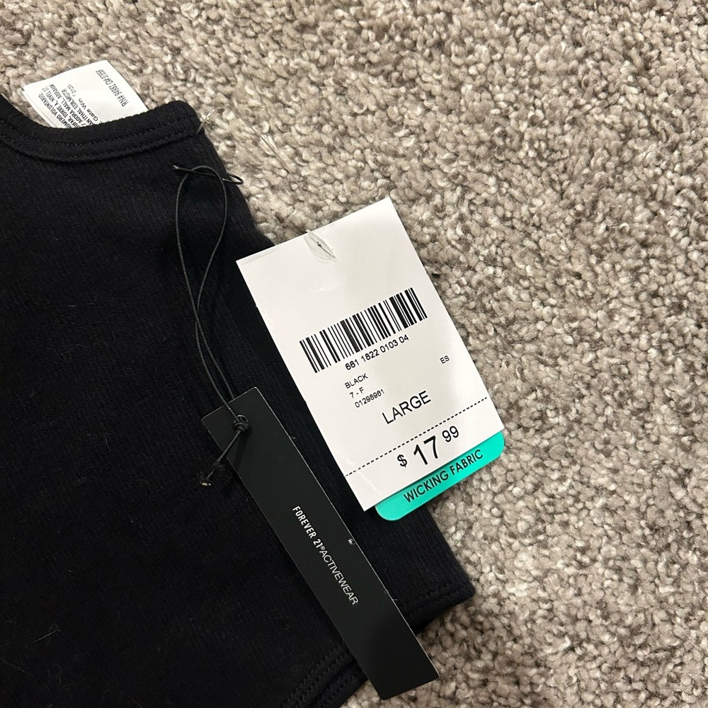 Forever 21 Womens Juniors Square Neck Sleeveless Seamless Active Tank Top - Picture 5 of 7
